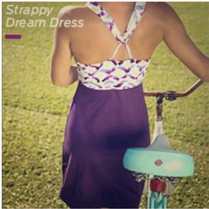 Title Nine Purple Strappy Dream Dress Athletic Dress LG